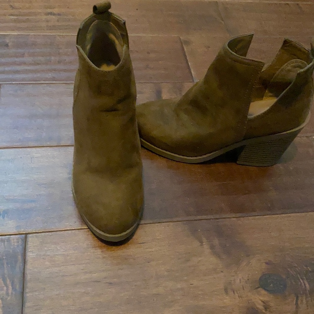 Brown booties